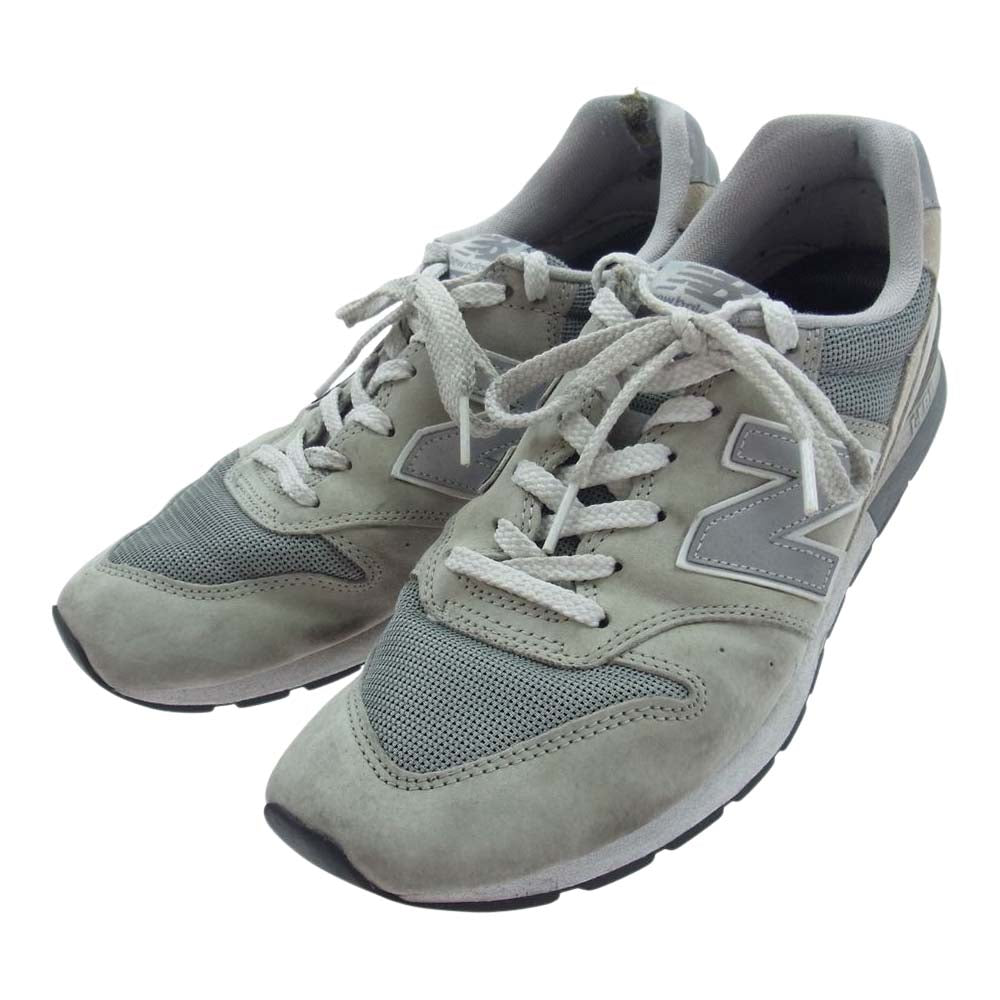 NEW BALANCE ニューバランス CM996BG ローカット スニーカー グレー系 28cm【中古】