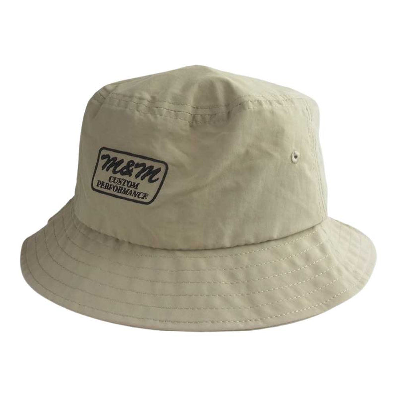 エムアンドエム 23SS CUSTOM PERFORMANCE BUCKET HAT ナイロンバケット ハット ベージュ系 ONE SIZE【極上美品】【中古】