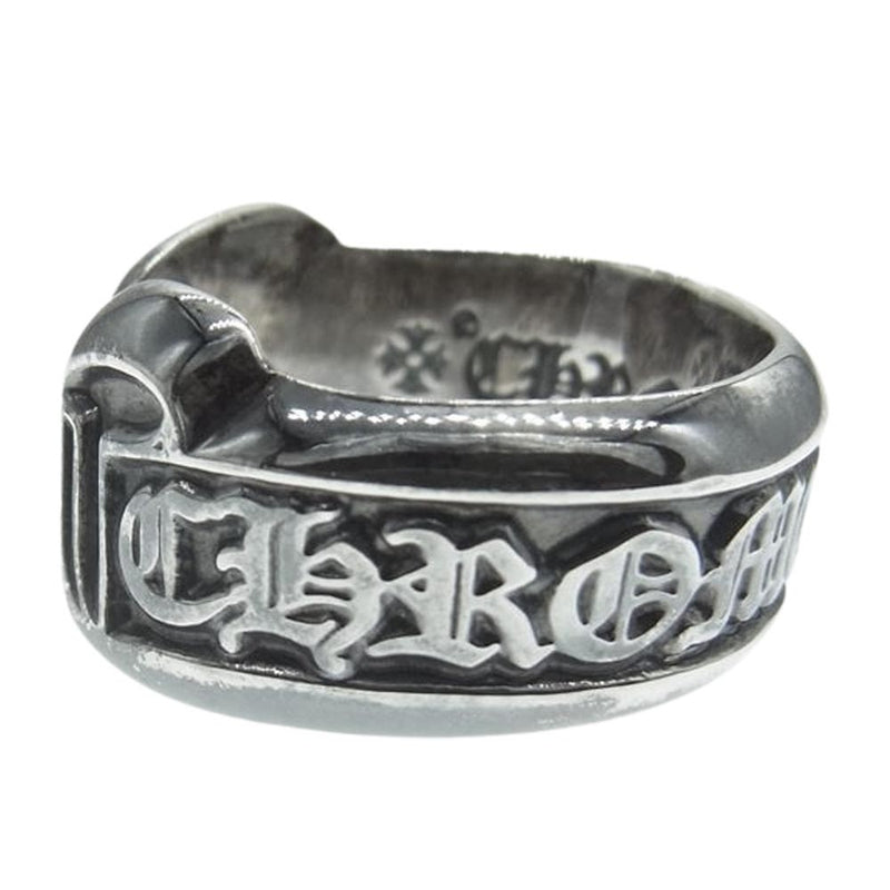 CHROME HEARTS クロムハーツ（原本無） SM SCROLL LABEL スモール スクロール ラベル リング シルバー系 14号【中古】