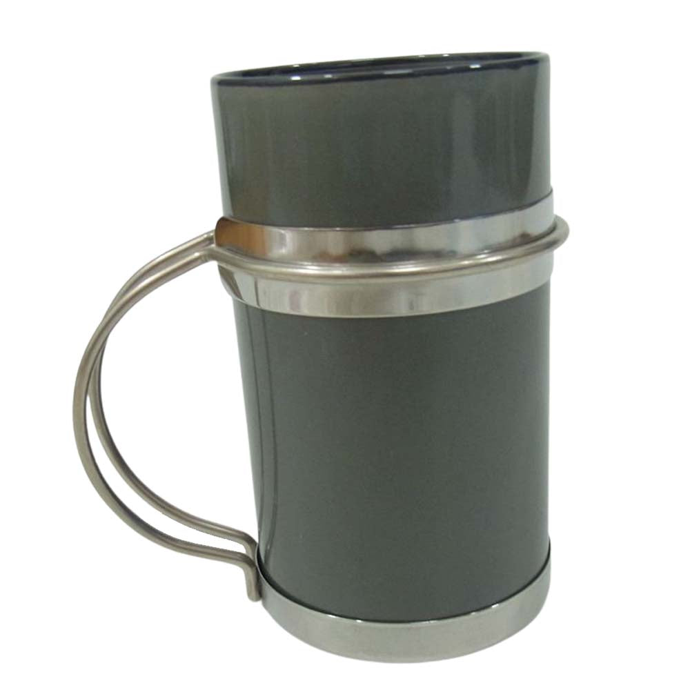 FRAGMENT DESIGN フラグメントデザイン ステンレス ハンドル付き マグ 237ml マグカップ カーキ系 237ml【中古】