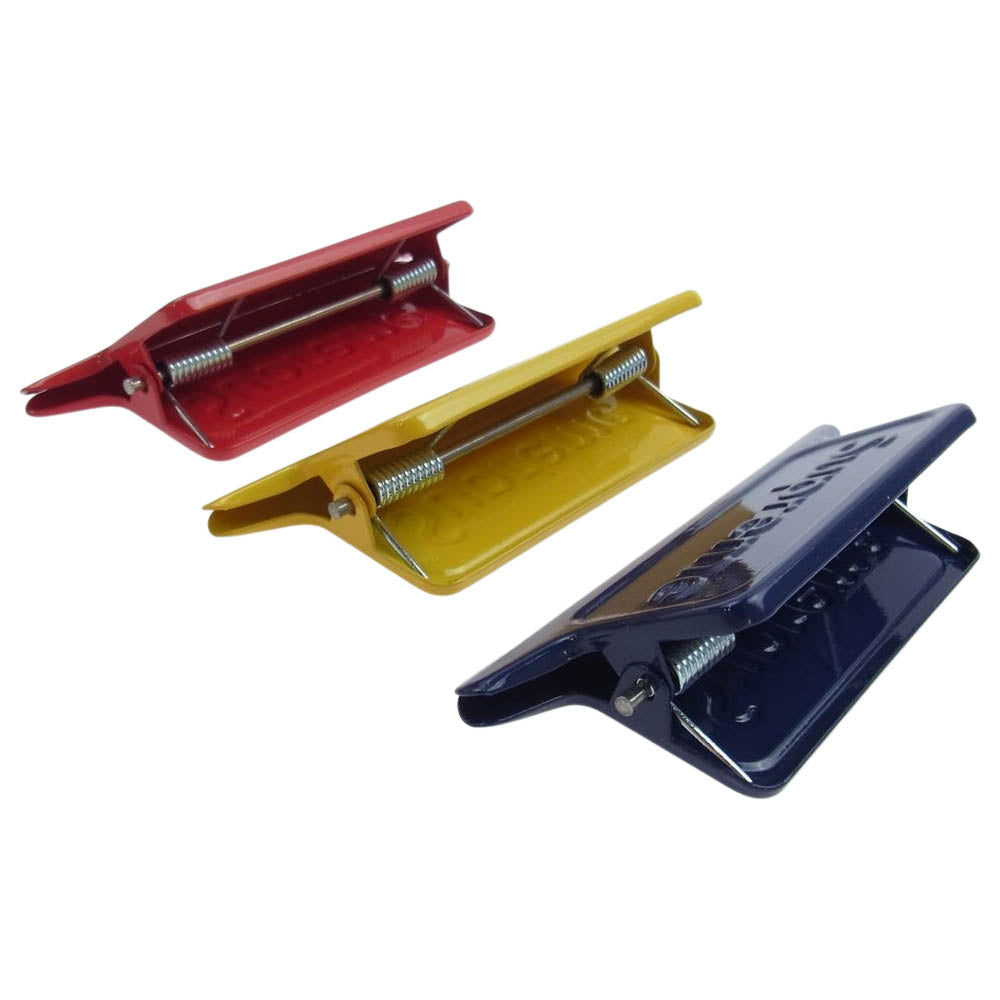 Supreme シュプリーム 23SS  × Dulton Small Clips Set of 3 ダルトン ロゴスモールクリップ セット レッド系 イエロー系 ブルー【新古品】【未使用】【中古】