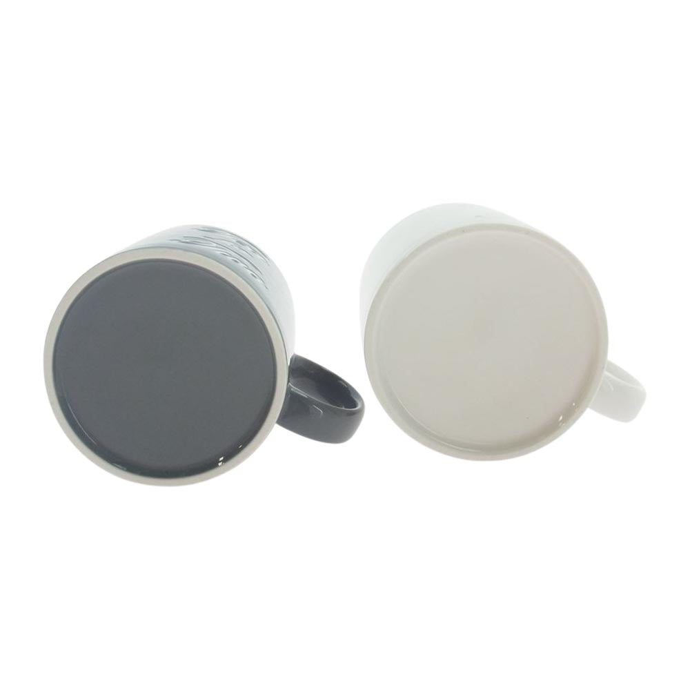 ドゥーナッシングコングレス × AKA SIX ドゥーナッシングコングレス TEA FOR TWO マグカップ 2個 セット グレー系 ホワイト系【新古品】【未使用】【中古】