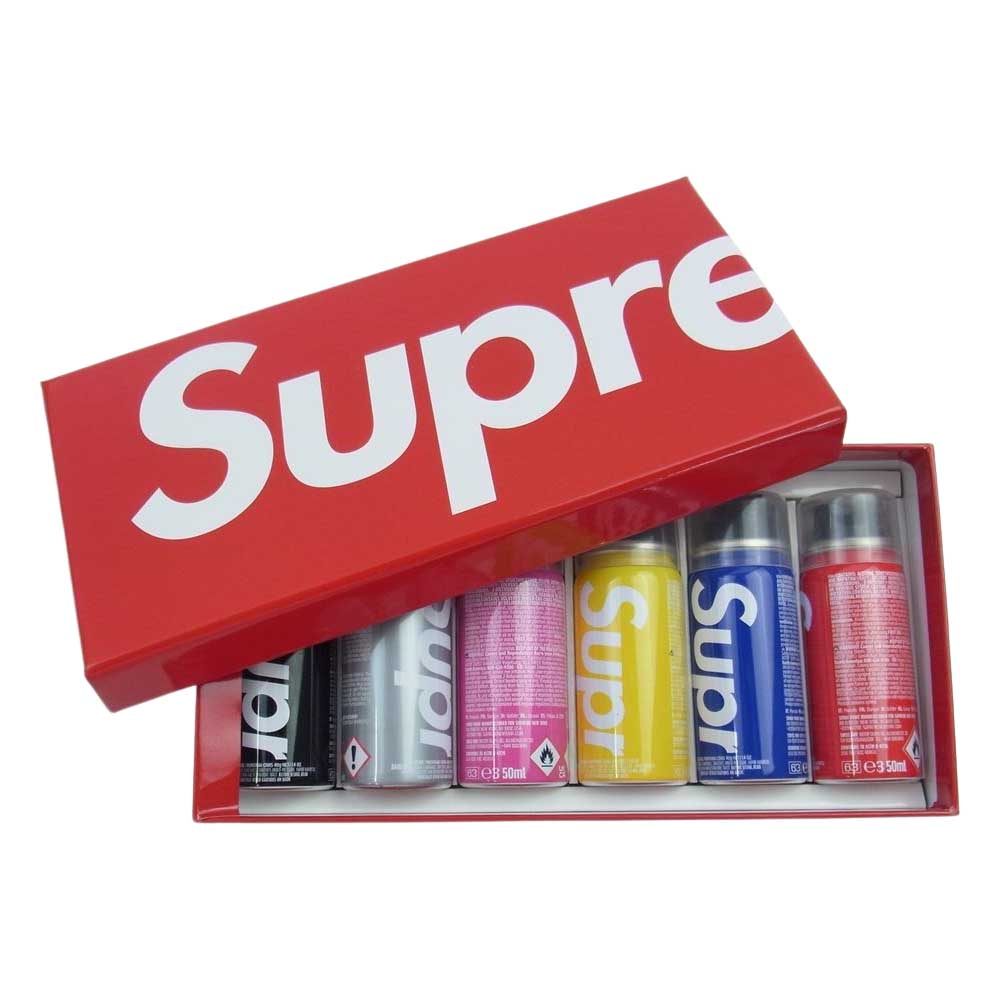 Supreme シュプリーム 21SS  MONTANA CANS MINI CAN SET モンタナ ミニ 缶スプレー セット マルチカラー系【極上美品】【中古】