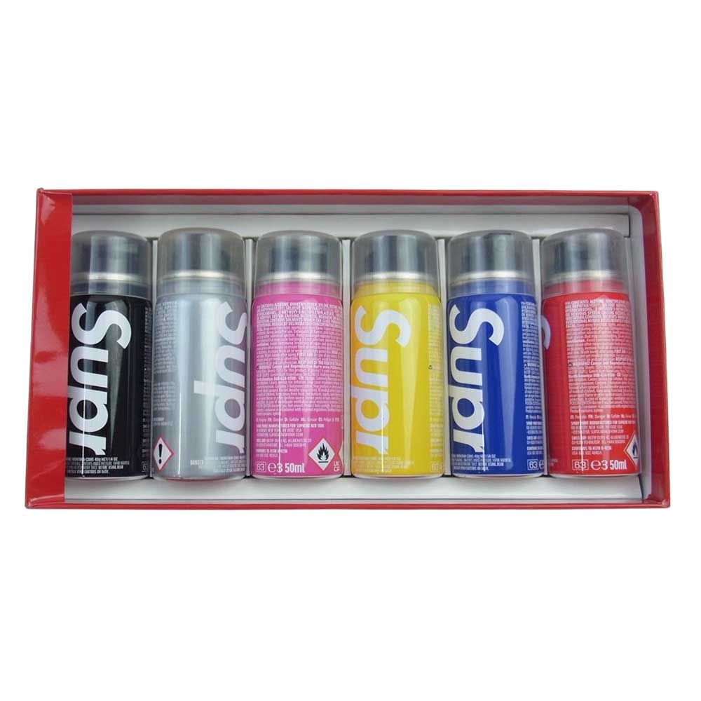 Supreme シュプリーム 21SS  MONTANA CANS MINI CAN SET モンタナ ミニ 缶スプレー セット マルチカラー系【極上美品】【中古】