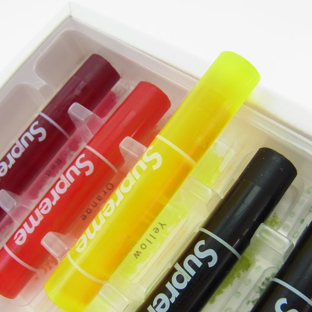 Supreme シュプリーム  23SS × Kokuyo Translucent コクヨ トランスルーセン Crayons Pack Of 10 クレヨン セット マルチカラー系 全10色【新古品】【未使用】【中古】