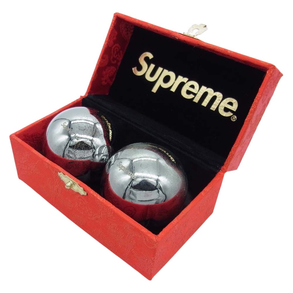 Supreme シュプリーム 15AW Baoding Balls 健身球 ボール シルバー系【中古】