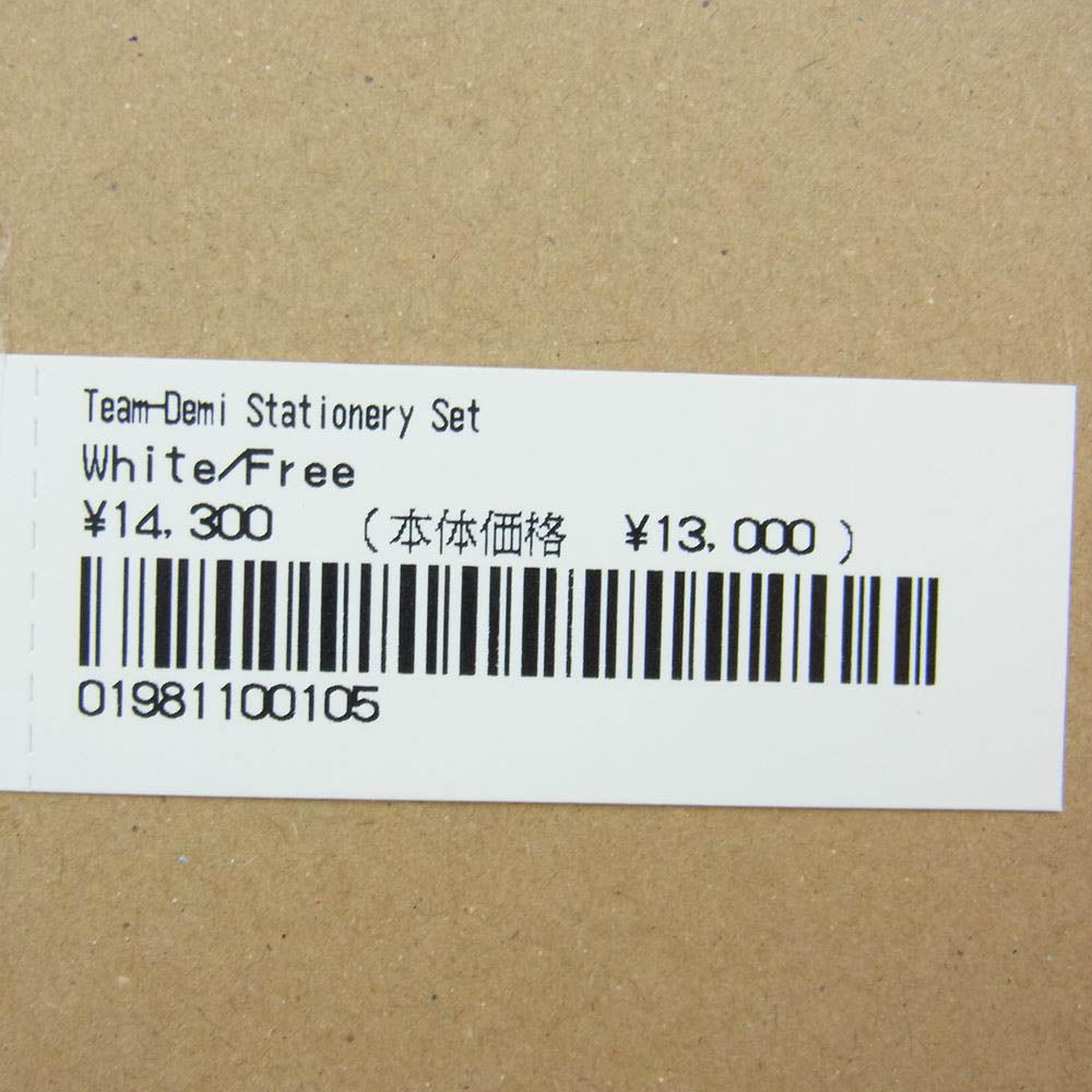 Supreme シュプリーム 21AW Team-Demi Stationery Set ステーショナリーセット ホワイト系【新古品】【未使用】【中古】