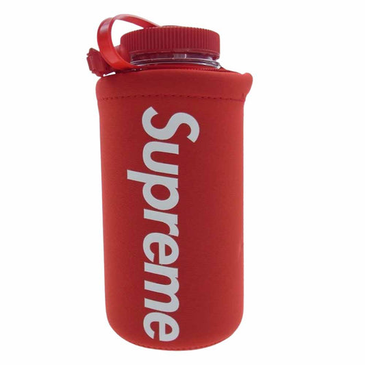 Supreme シュプリーム 20SS × Nalgene ナルゲン 32 oz. Bottle スリーブ付き クリアボトル レッド系 クリア系【新古品】【未使用】【中古】