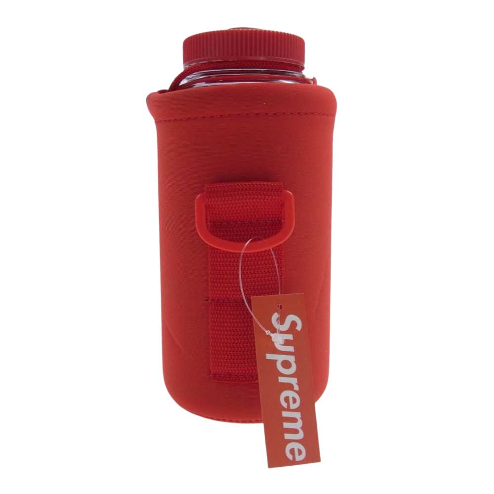 Supreme シュプリーム 20SS × Nalgene ナルゲン 32 oz. Bottle スリーブ付き クリアボトル レッド系 クリア系【新古品】【未使用】【中古】
