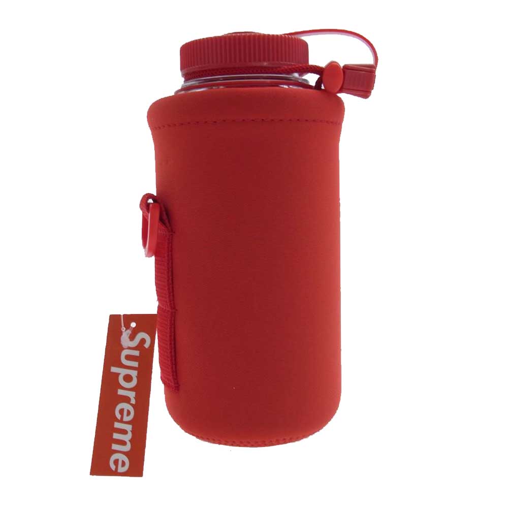 Supreme シュプリーム 20SS × Nalgene ナルゲン 32 oz. Bottle スリーブ付き クリアボトル レッド系 クリア系【新古品】【未使用】【中古】