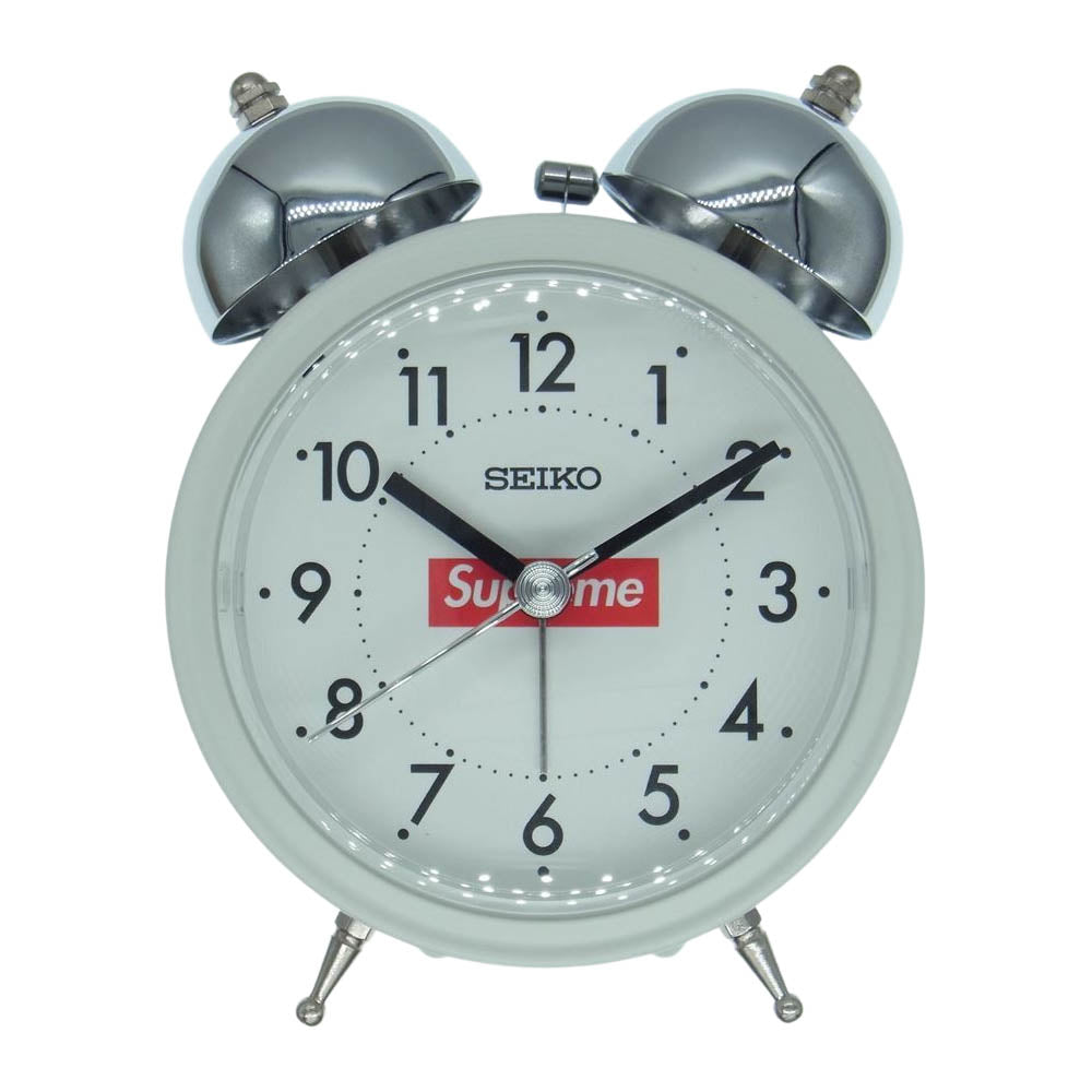 Supreme シュプリーム 22AW 時計 Seiko Alarm Clock White セイコー アラーム クロック 置時計 ホワイト系【新古品】【未使用】【中古】