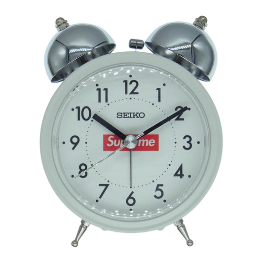 Supreme シュプリーム 22AW 時計 Seiko Alarm Clock White セイコー アラーム クロック 置時計 ホワイト系【新古品】【未使用】【中古】