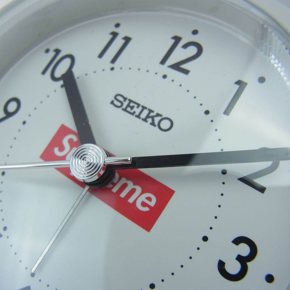 Supreme シュプリーム 22AW 時計 Seiko Alarm Clock White セイコー アラーム クロック 置時計 ホワイト系【新古品】【未使用】【中古】