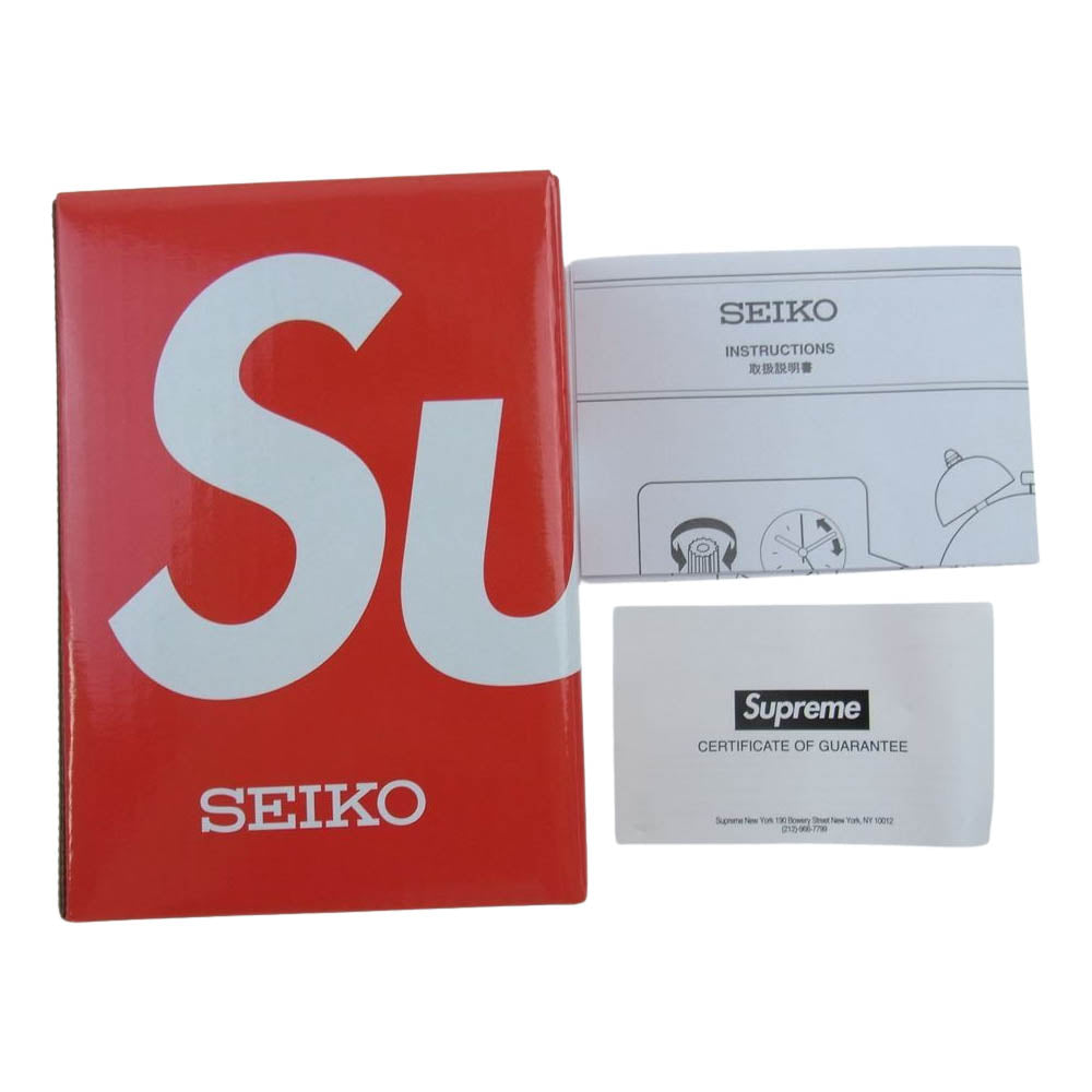 Supreme シュプリーム 22AW 時計 Seiko Alarm Clock White セイコー アラーム クロック 置時計 ホワイト系【新古品】【未使用】【中古】