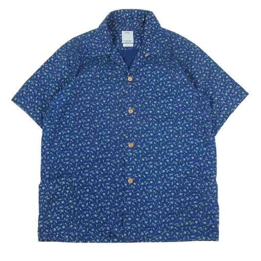 VISVIM ビズビム 0116105011028 KAHUNA SHIRT SS PETALS フラワープリント 総柄 半袖 シャツ 3【中古】