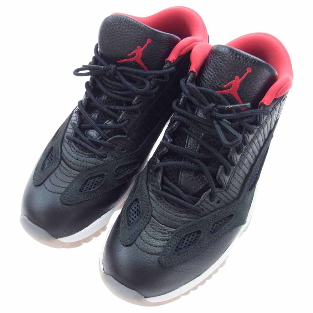 NIKE AIR JORDAN ナイキ ジョーダン 919712-023 11 RETRO LOW IE BRED レトロ ブレッド スニーカー ブラック系 27cm【中古】