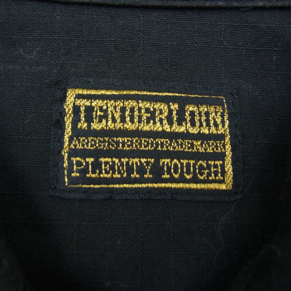 TENDERLOIN テンダーロイン T-BDU JKT カモフラ 長袖 シャツ ジャケット ブラック ブラック系 サイズ表記無【中古】