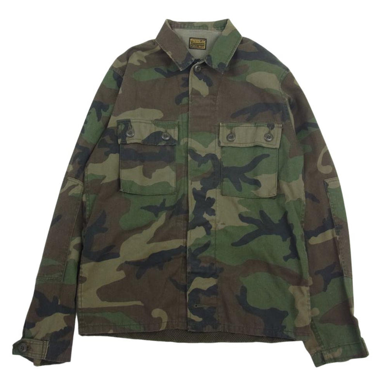 TENDERLOIN テンダーロイン T-BDU JKT ミリタリー 長袖 シャツ ジャケット カモフラ サイズ表記無【中古】