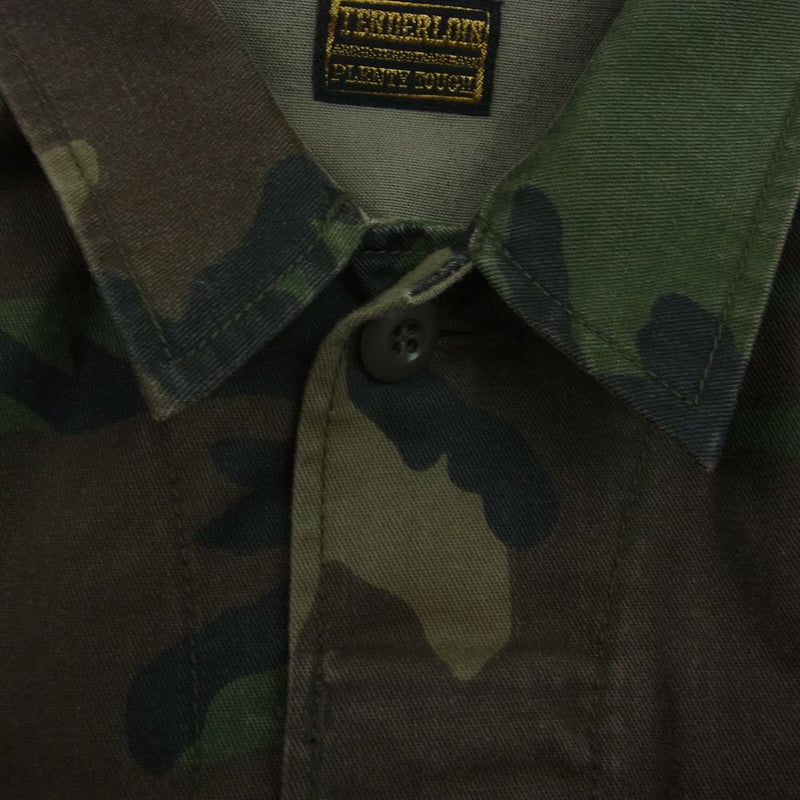 TENDERLOIN テンダーロイン T-BDU JKT ミリタリー 長袖 シャツ ジャケット カモフラ サイズ表記無【中古】