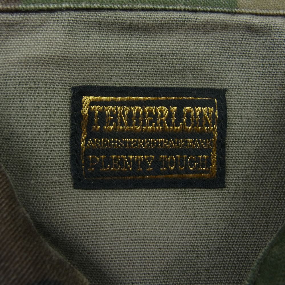 TENDERLOIN テンダーロイン T-BDU JKT ミリタリー 長袖 シャツ ジャケット カモフラ サイズ表記無【中古】