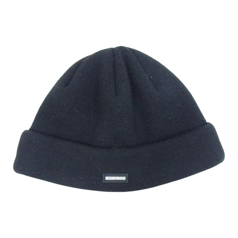 NEIGHBORHOOD ネイバーフッド 23SS 231YGNH-HT02 BEANIE MINI CAP ビーニー ミニ ニット キャップ 帽子 ブラック系 F【中古】