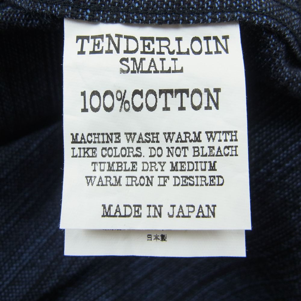 TENDERLOIN テンダーロイン BAJA SHT ネイビー ネイビー系 S【美品】【中古】