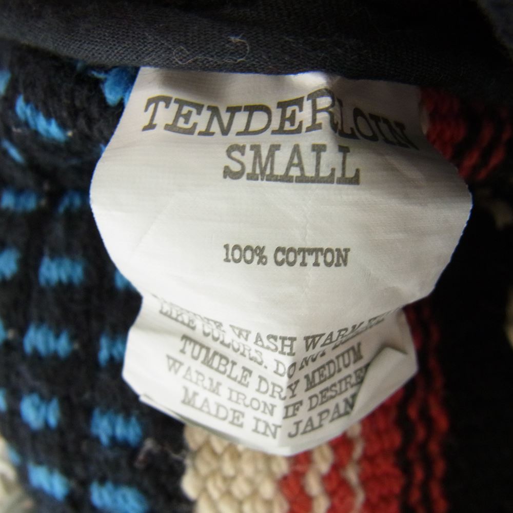 TENDERLOIN テンダーロイン RUG PARKA ジップ パーカー マルチカラー系 S【中古】