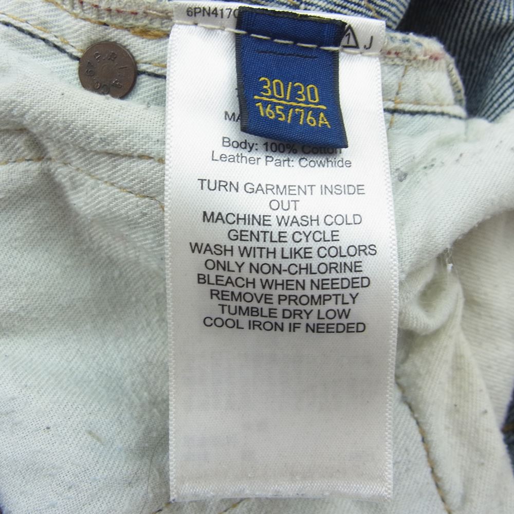 RALPH LAUREN ラルフローレン 国内正規品 デニム パンツ インディゴブルー系 30【中古】