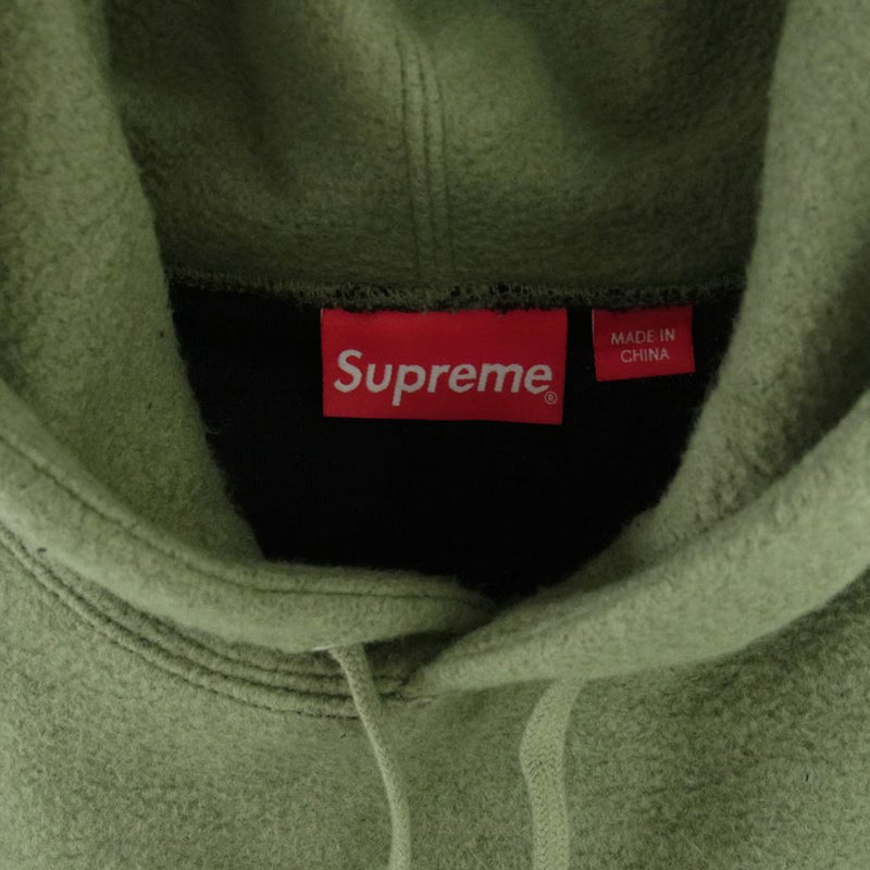 Supreme シュプリーム 23SS Inside Out Box Logo Hooded Sweatshirt インサイドアウト ボックスロゴ フーデッド スウェット パーカー フーディ グリーン系 M【美品】【中古】