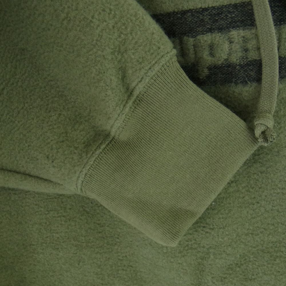 Supreme シュプリーム 23SS Inside Out Box Logo Hooded Sweatshirt インサイドアウト ボックスロゴ フーデッド スウェット パーカー フーディ グリーン系 M【美品】【中古】