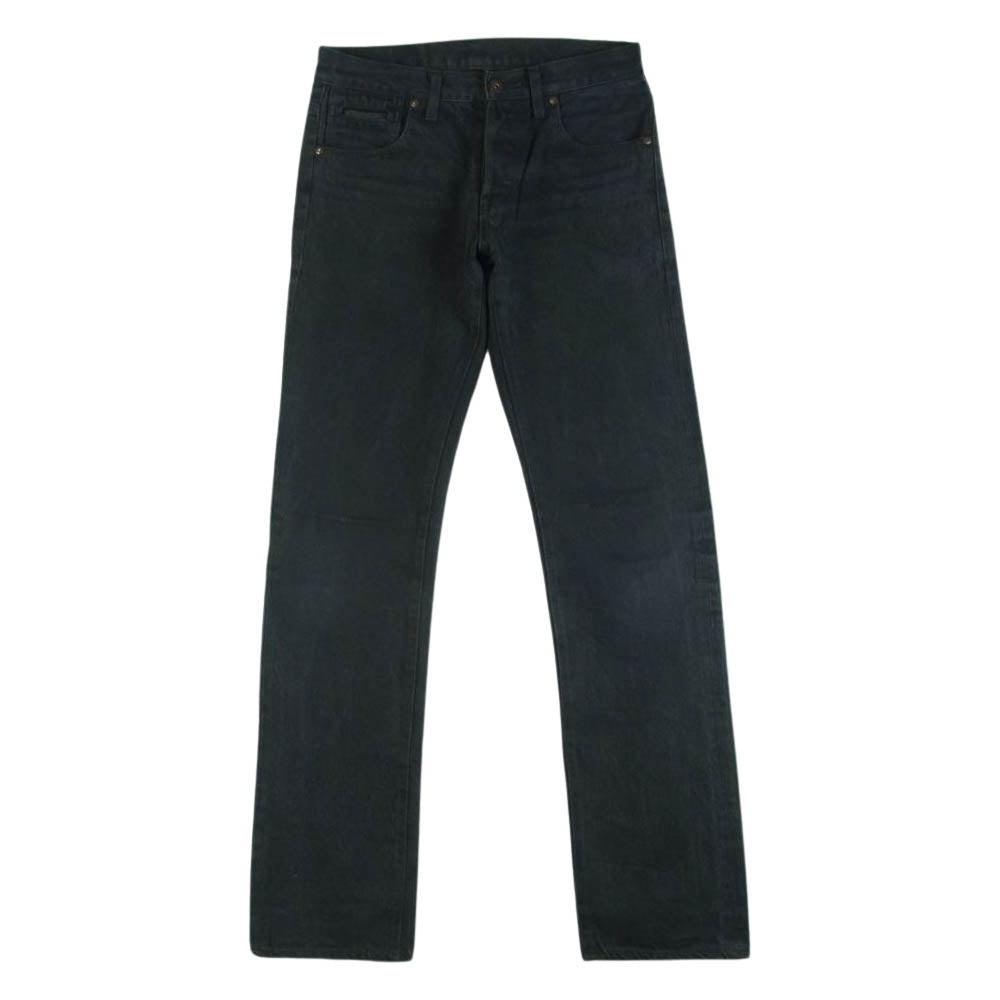 LOST CONTROL ロストコントロール LC7AW-25 DENIM PANTS 5ポケット ボタンフライ デニム パンツ ジーンズ ダークグレー系 W28 L34【中古】