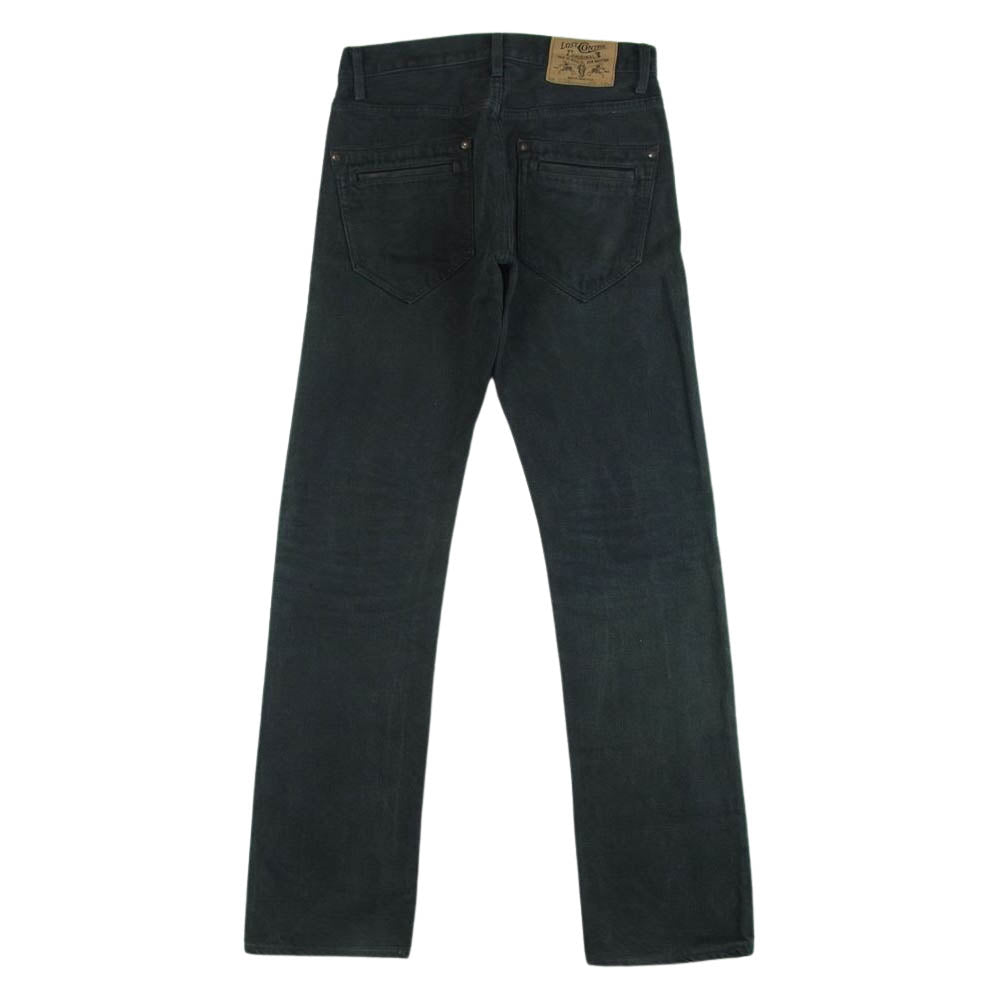 LOST CONTROL ロストコントロール LC7AW-25 DENIM PANTS 5ポケット ボタンフライ デニム パンツ ジーンズ ダークグレー系 W28 L34【中古】