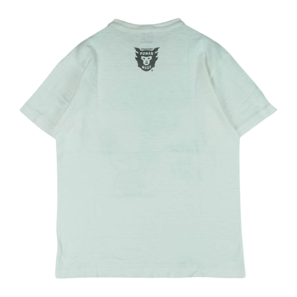 HUMAN MADE ヒューマンメイド HM19TE008 カリーアップ グラフィック ロゴ プリント 半袖 Tシャツ ホワイト系 S【中古】