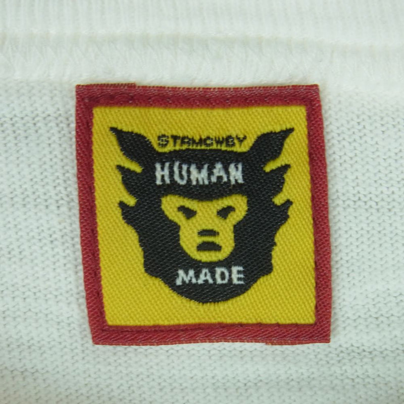 HUMAN MADE ヒューマンメイド HM19TE008 カリーアップ グラフィック ロゴ プリント 半袖 Tシャツ ホワイト系 S【中古】