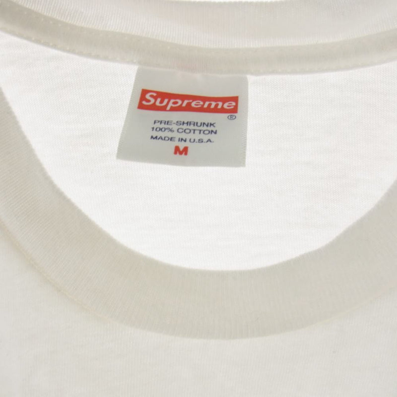 Supreme シュプリーム 23SS ARABIC LOGO Tee アラビック ロゴ Tシャツ ホワイト系 M【中古】