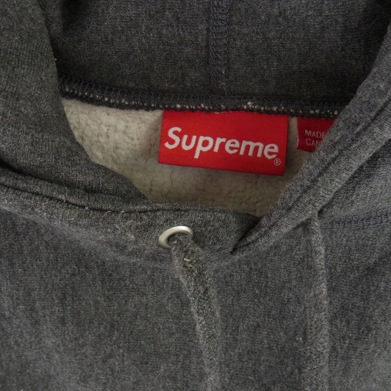 Supreme シュプリーム 21AW Box Logo Hooded Sweatshirt Charcoal ボックス ロゴ スウェット パーカー ダークグレー系 L【中古】