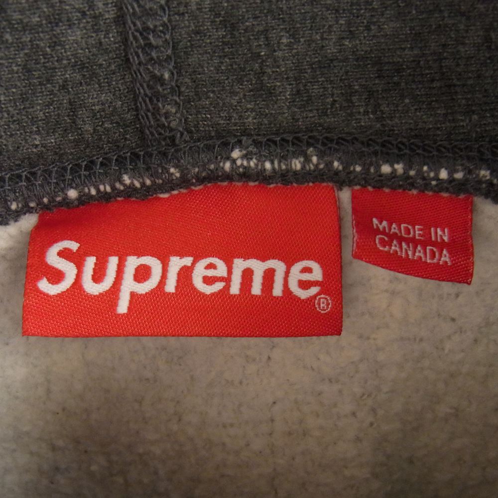 Supreme シュプリーム 21AW Box Logo Hooded Sweatshirt Charcoal ボックス ロゴ スウェット パーカー ダークグレー系 L【中古】