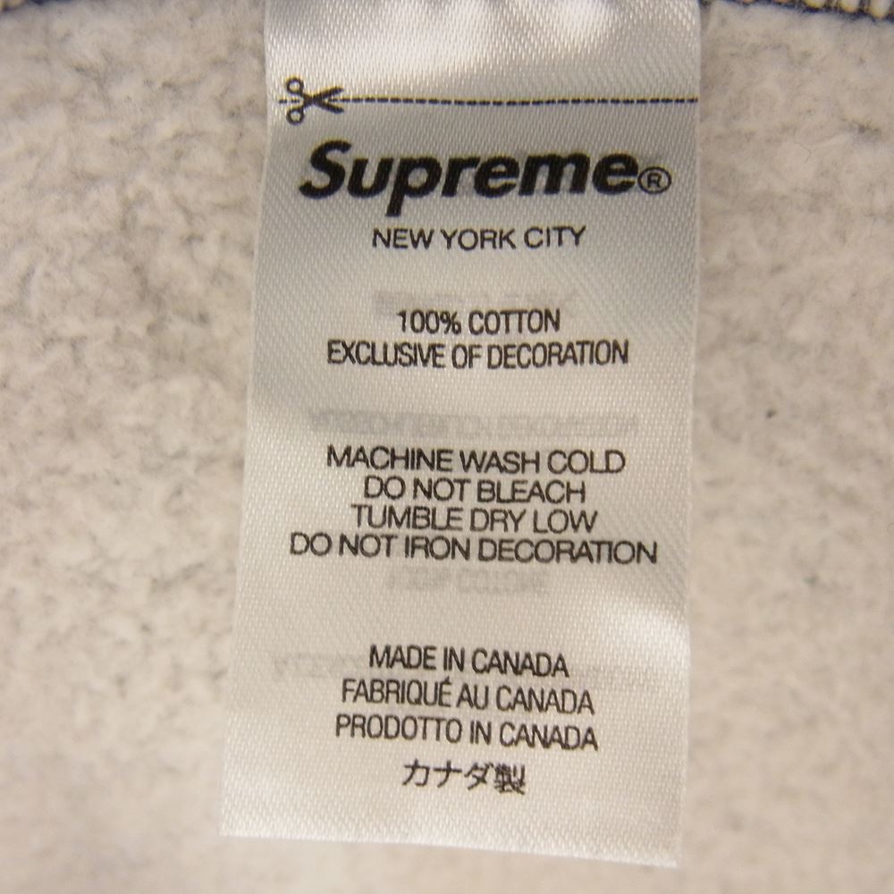 Supreme シュプリーム 21AW Box Logo Hooded Sweatshirt Charcoal ボックス ロゴ スウェット パーカー ダークグレー系 L【中古】