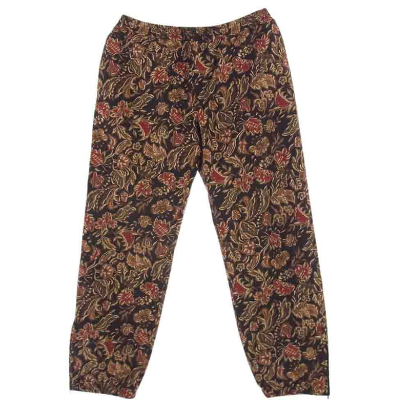 Supreme シュプリーム 18AW GORE-TEX Flower pants ゴアテックス フラワー パンツ ブラック系 ブラウン系 マルチカラー M【中古】