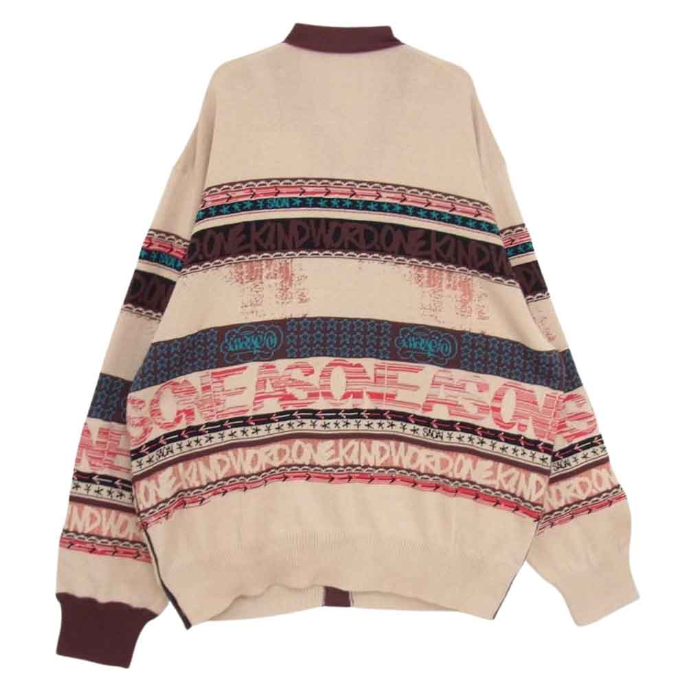 Sacai サカイ 23-02984M Eric Haze Jacquard Knit Cardigan エリックヘイズ ジャガード ニット カーディガン マルチカラー系 3【新古品】【未使用】【中古】
