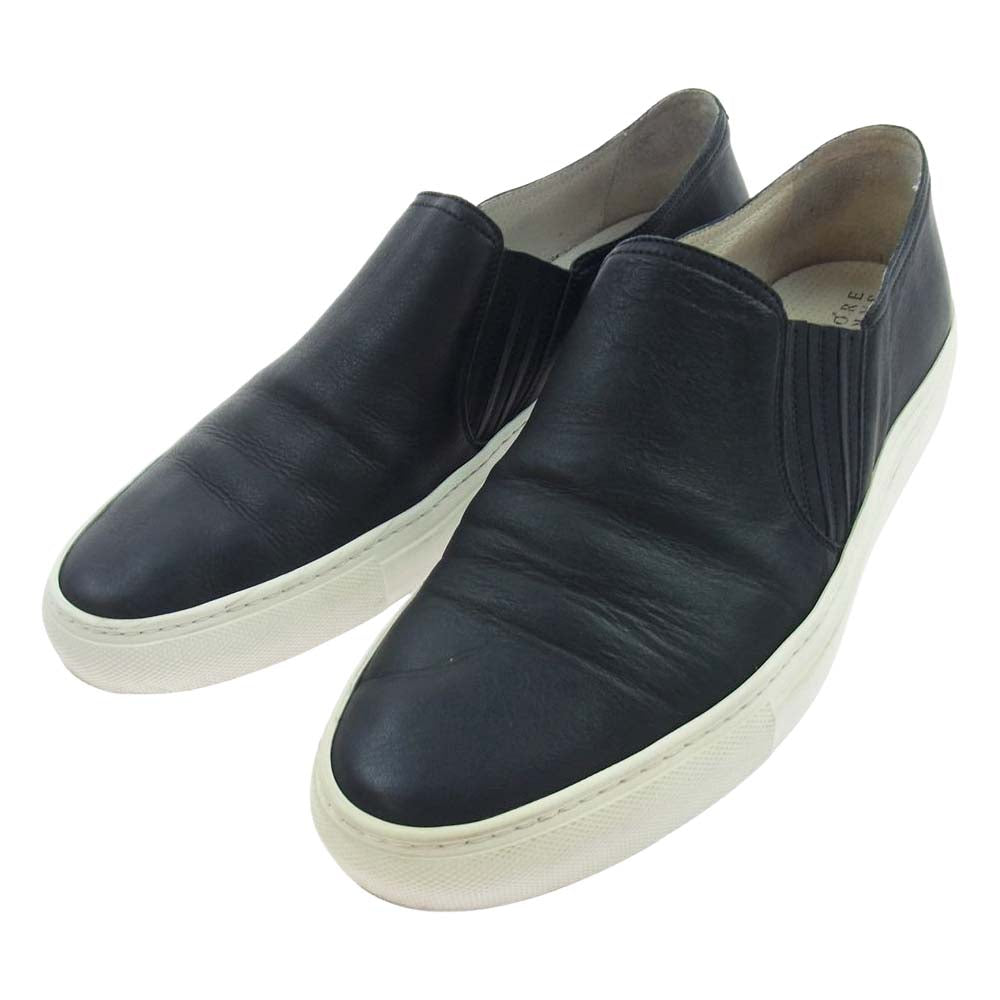 サルトル レザー スリップオン スリッポン スニーカー ブラック系 42【中古】