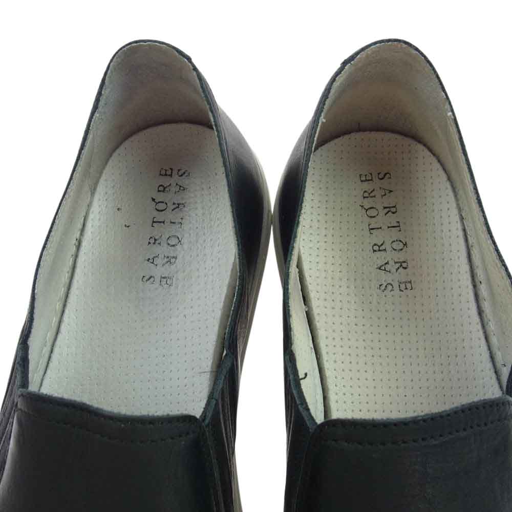 サルトル レザー スリップオン スリッポン スニーカー ブラック系 42【中古】