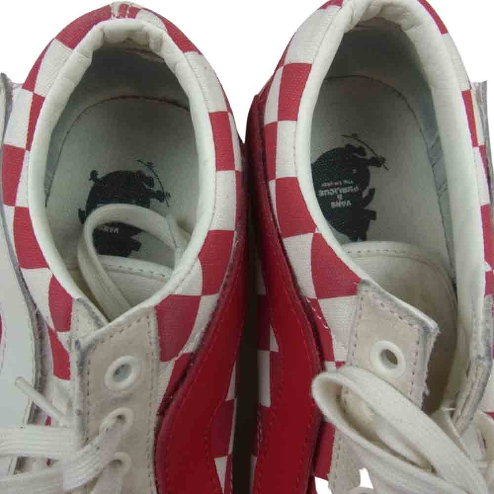 VANS バンズ × PURLICUE YEAR OF THE PIG オールドスクール パーリキュー イヤー オブ ピッグ スニーカー レッド系 27cm【中古】