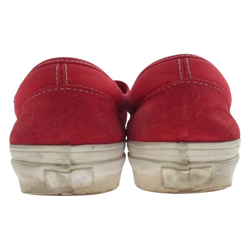 VANS バンズ × FEAR OF GOD フィア オブ ゴッド Slip-On 47 V DX スリッポン スニーカー レッド系 28.5cm【中古】