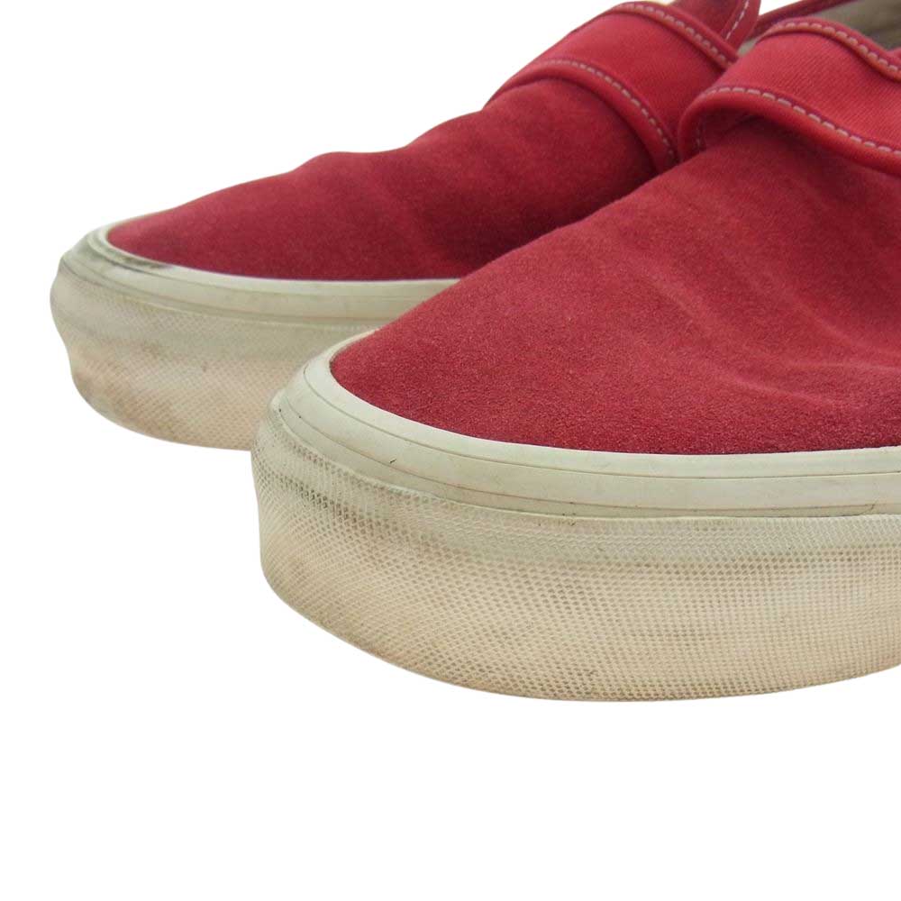 VANS バンズ × FEAR OF GOD フィア オブ ゴッド Slip-On 47 V DX スリッポン スニーカー レッド系 28.5cm【中古】