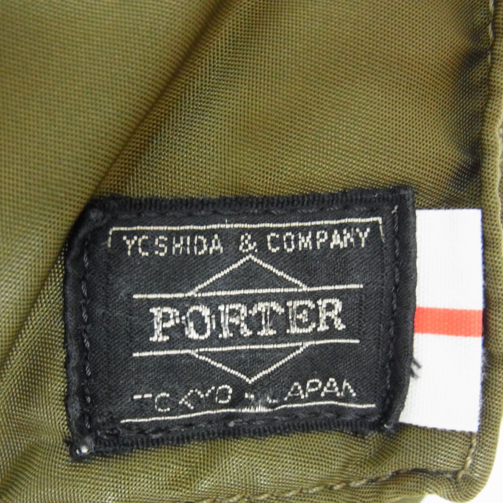 PORTER ポーター × WHIZ LIMITED ウィズ リミテッド TRUNK SHOW トランク ショー ボディ ショルダー バッグ カーキ系【美品】【中古】