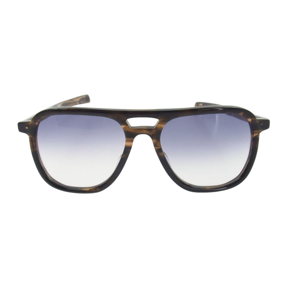 WACKO MARIA ワコマリア DJHARVEY-NS-WM-EW02 × DJ HARVEY ハーヴィー × NATIVE SONS ネイティブサンズ GLASSES サングラス ブラウン系 54.2□17.3-144【新古品】【未使用】【中古】