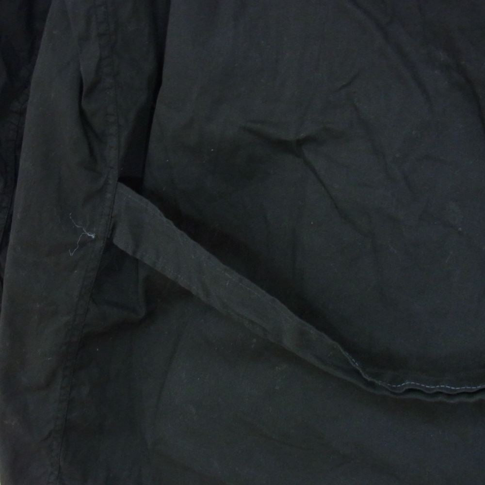 ヴィンテージ 後染め ユーロ ワーク シャツ ジャケット ブラック系 サイズ表記無【中古】