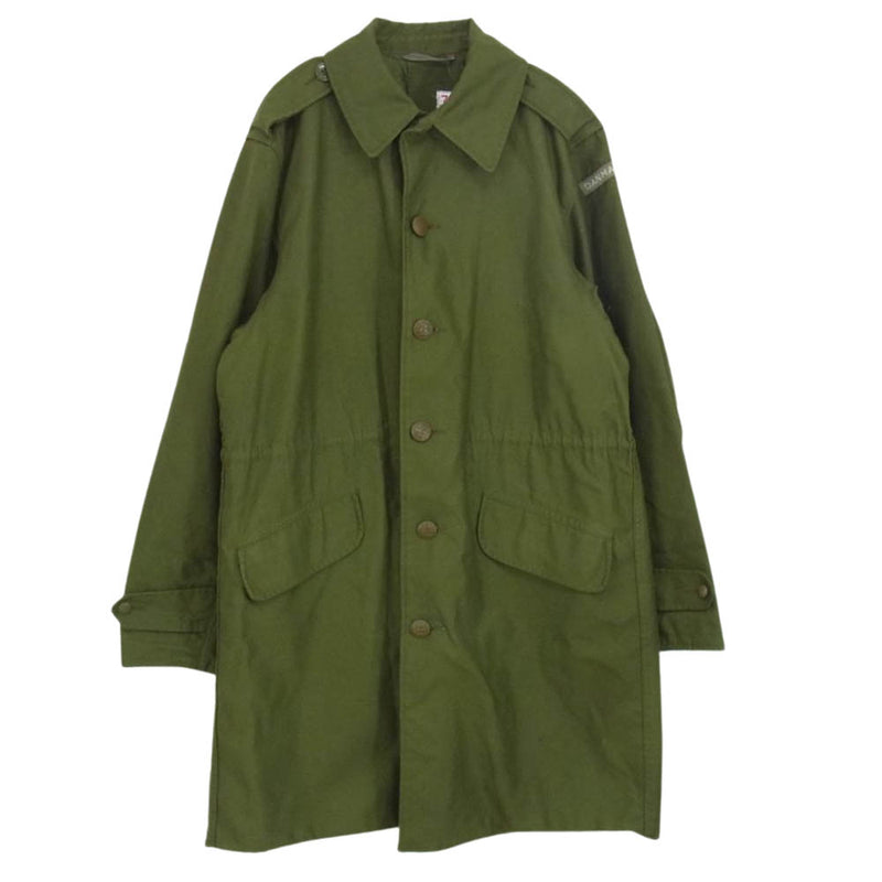 ヴィンテージ 73829298 70’s Denmark Army Field Coat デンマーク軍 フィールドコート ジャケット カーキ系 サイズ表記無【中古】