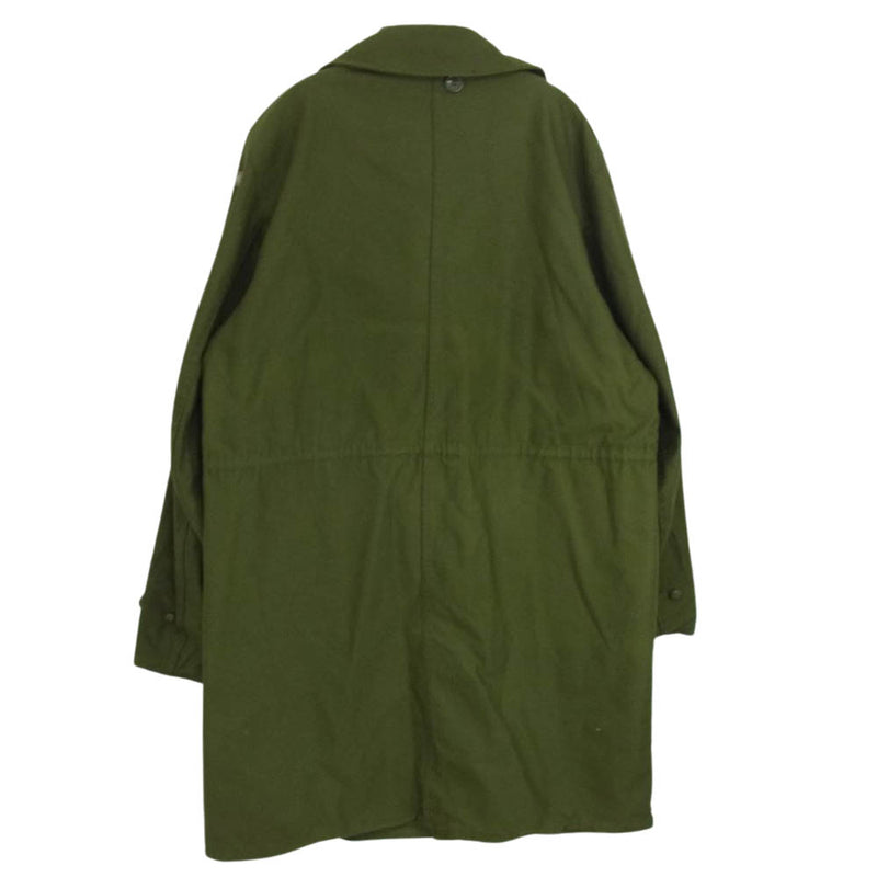 ヴィンテージ 73829298 70’s Denmark Army Field Coat デンマーク軍 フィールドコート ジャケット カーキ系 サイズ表記無【中古】